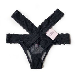 Agent Provocateur black lace criss cross x Blyth brief size Small